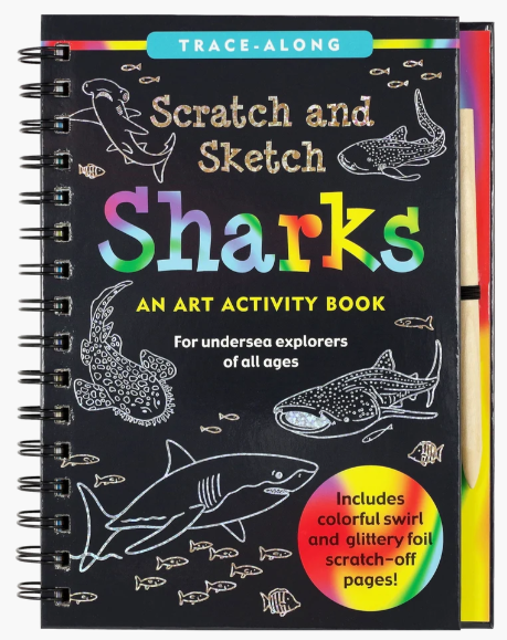 Scratch and Sketch Sharks